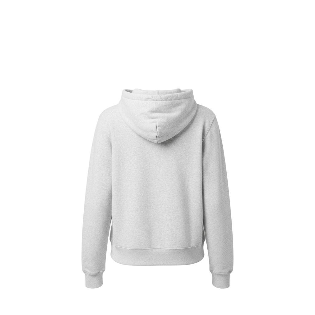 Light Gray Zip Hoodie