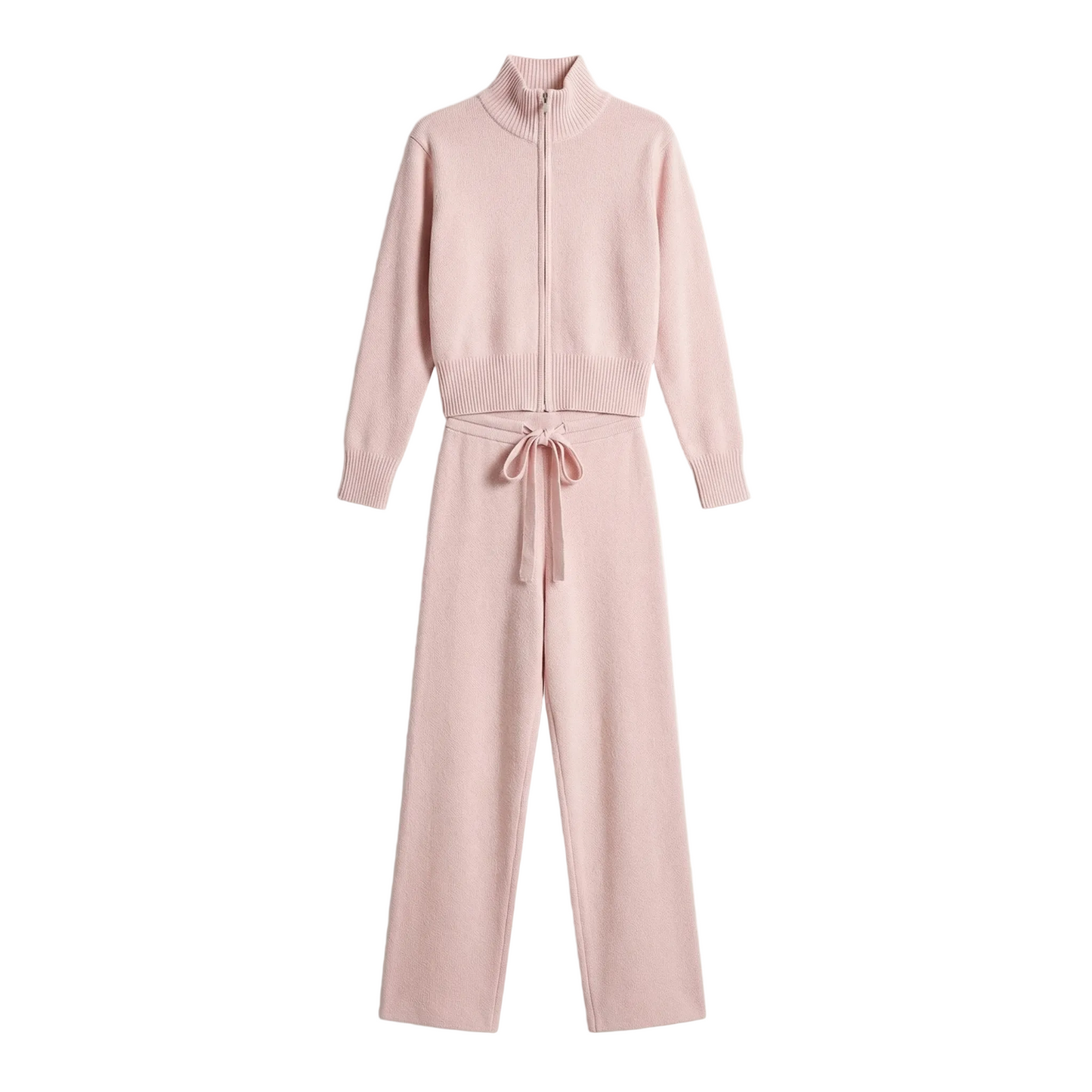 Strick-Trainingsanzug mit Reißverschluss