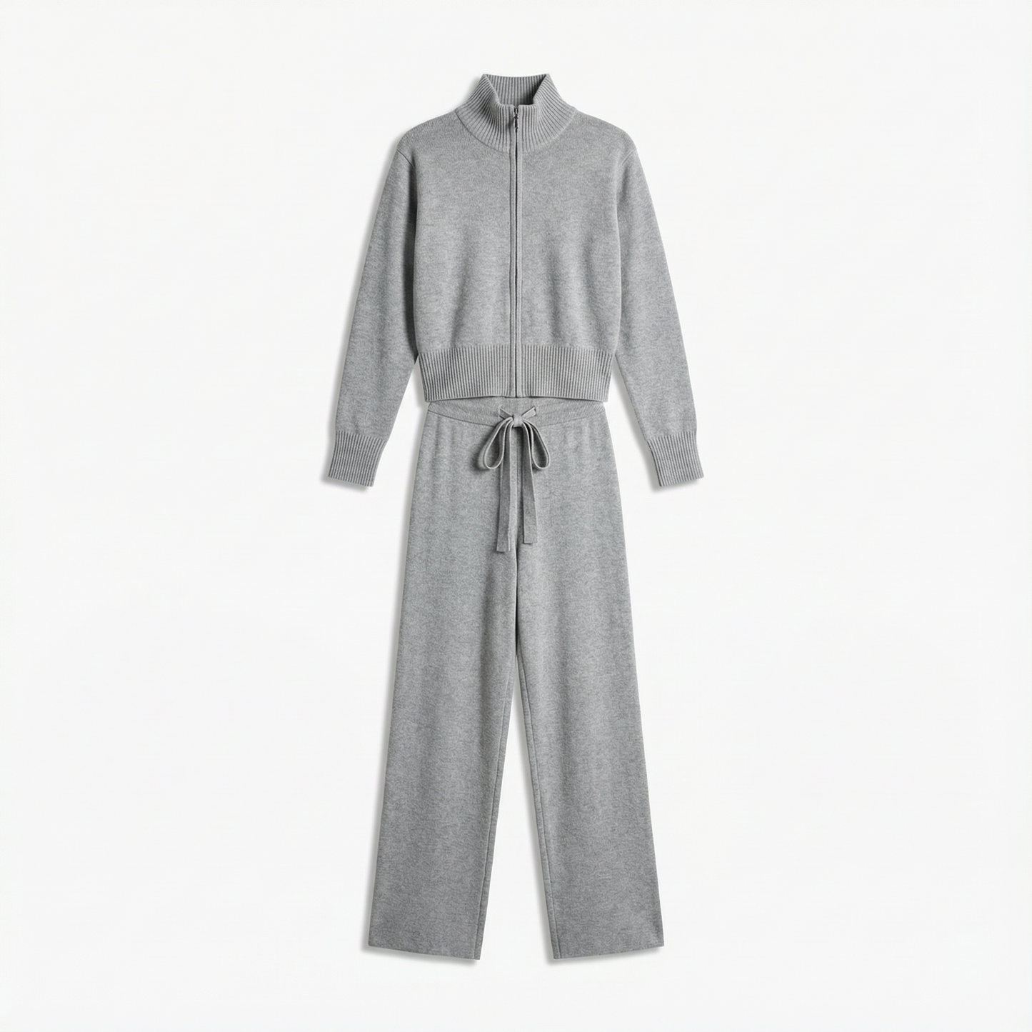 Strick-Trainingsanzug mit Reißverschluss