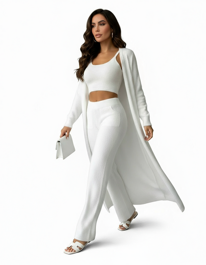 3-Piece Fuzzy Fleece Loungewear Set