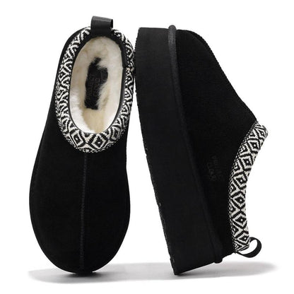 Project Cloud Sayre Women's 100% Genuine Leather Slippers - Memory Foam Comfort, Lightweight & Non-Slip Design