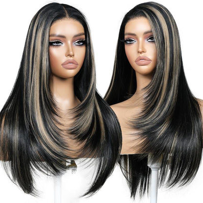 Glueless blonde strands  - 26 Inch